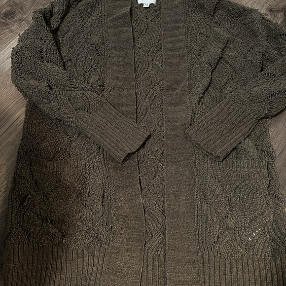 Pink Rose Knitted Cardigan Womens Size Medium - Picture 5 of 6